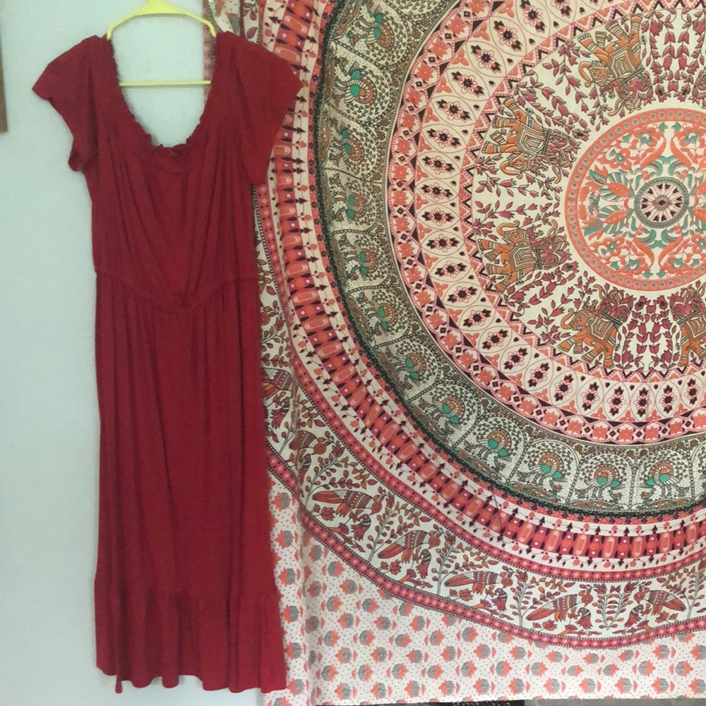 Off the shoulder dress